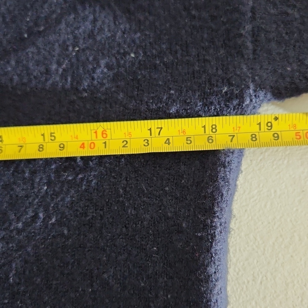 Fresh Sweater Womenssize M navy blue gray white color block Medium - Picture 8 of 10